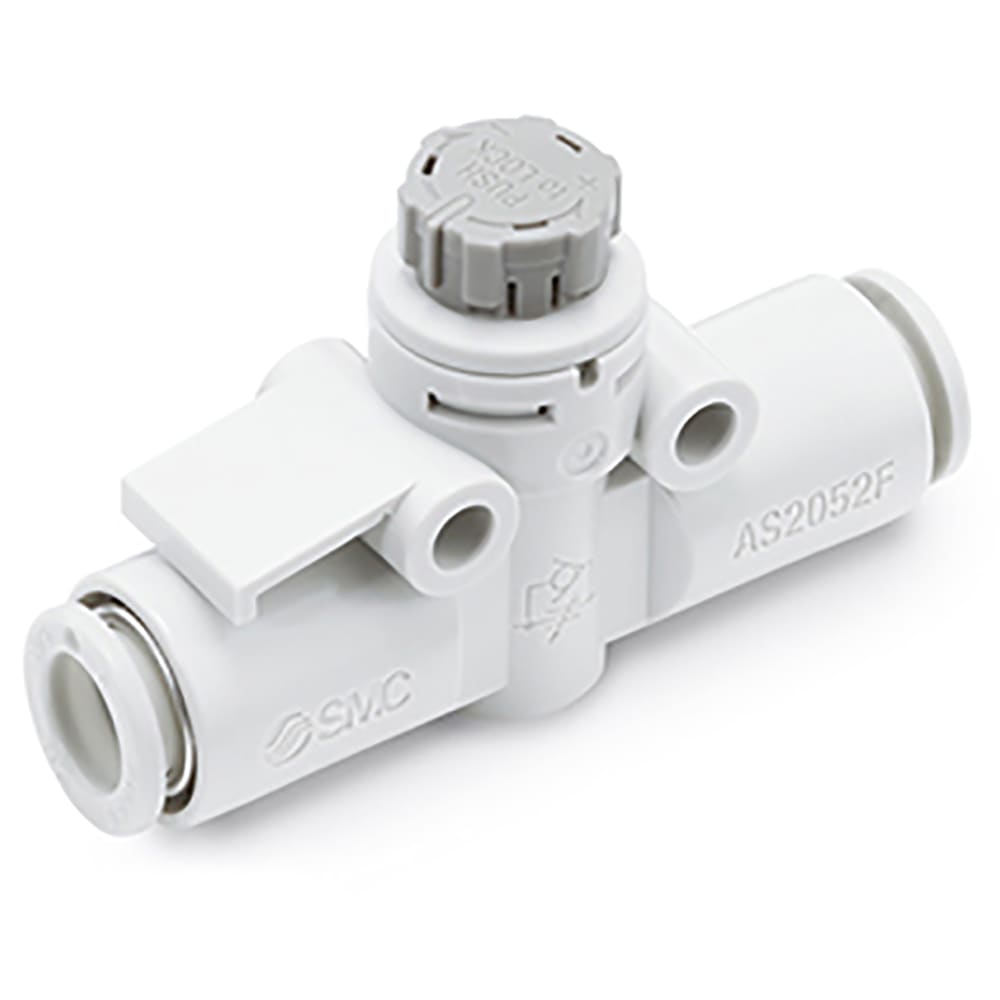 SMC Corporation AS2002F06A Speed Control, air, inline, push lock, sz 1/8", for 6mm tube