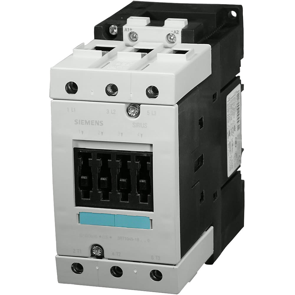 125V DC Coil Voltage Siemens 3RT10 44-1BG40 Motor Contactor 3 Poles S3 Frame Size Screw Terminals