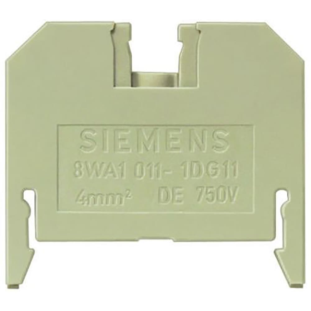 Siemens 1x 8WA1011-1BG21 Single Clamp Red 8WA1 011-1BG21 NEW 