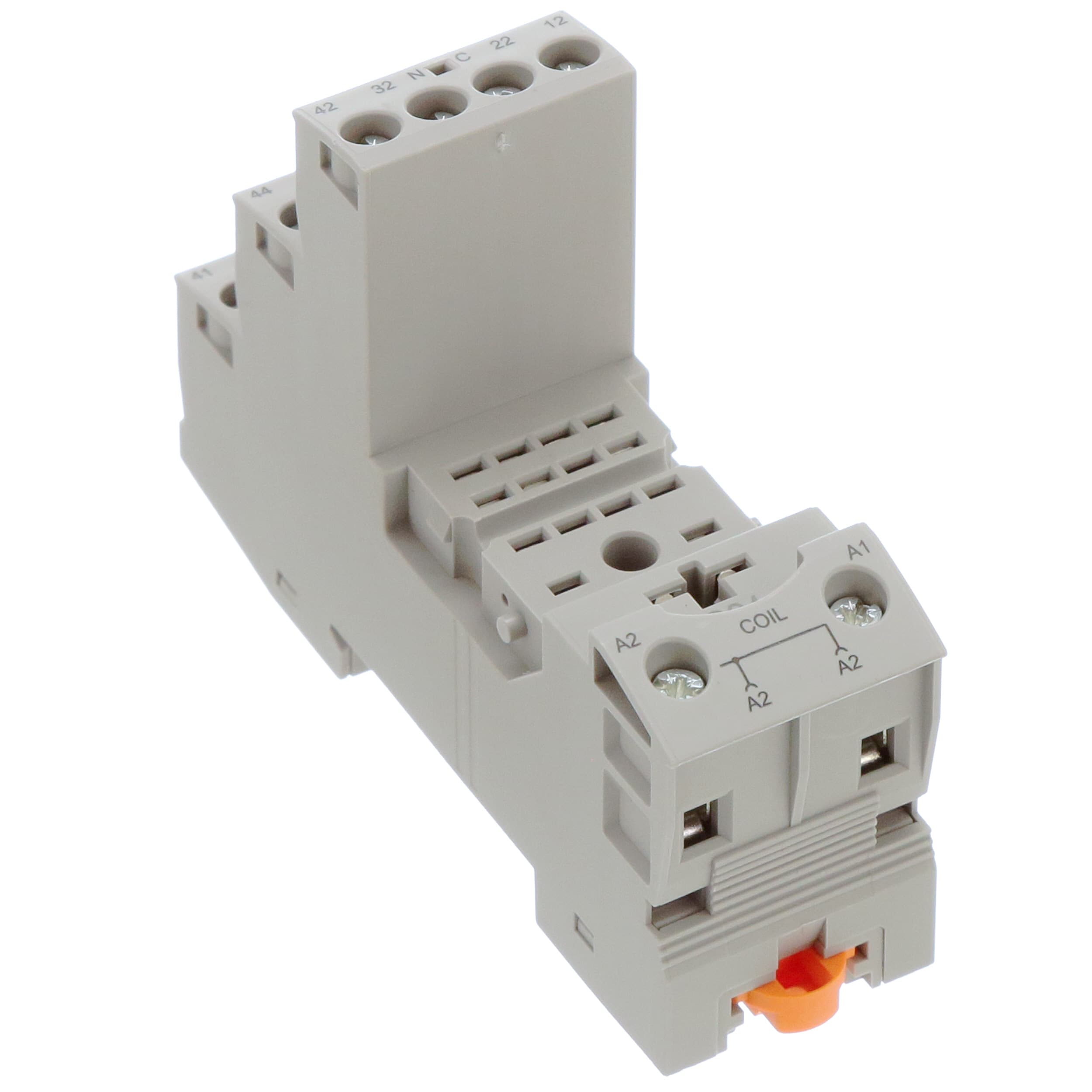 Phoenix Contact 2900932 Relay base, screw terminals, for DPDT or 4PDT industrial relays, RIF