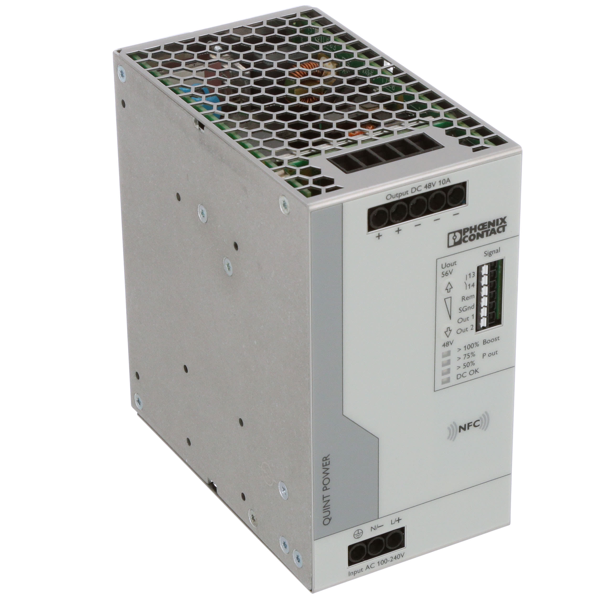 Phoenix Contact - 2904611 - Power Supply, ACDC, 48VDC, 10A, 480W, DIN ...