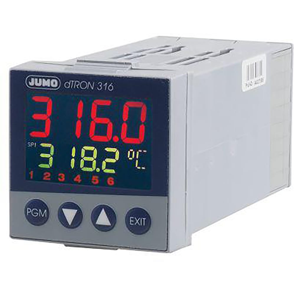 JUMO 703044/18100023/000 Jumo PID Temperature Controller, 96 x