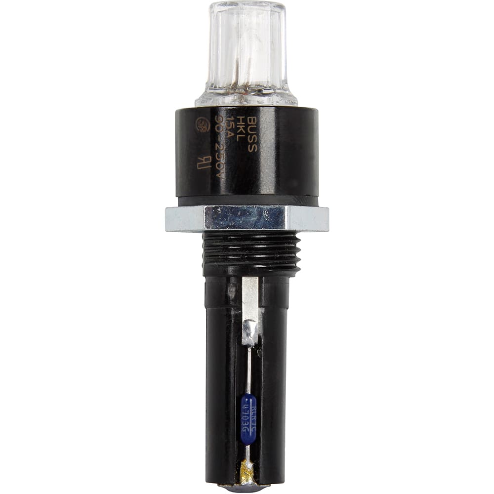 Eaton Electronics BK/HKL Fuse Holder, Cartridge, Panel Mount, Holds