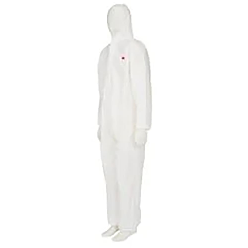 3m 4510 Blk L 3m Disposable Protective Coverall White Large Pack Of 25 Allied
