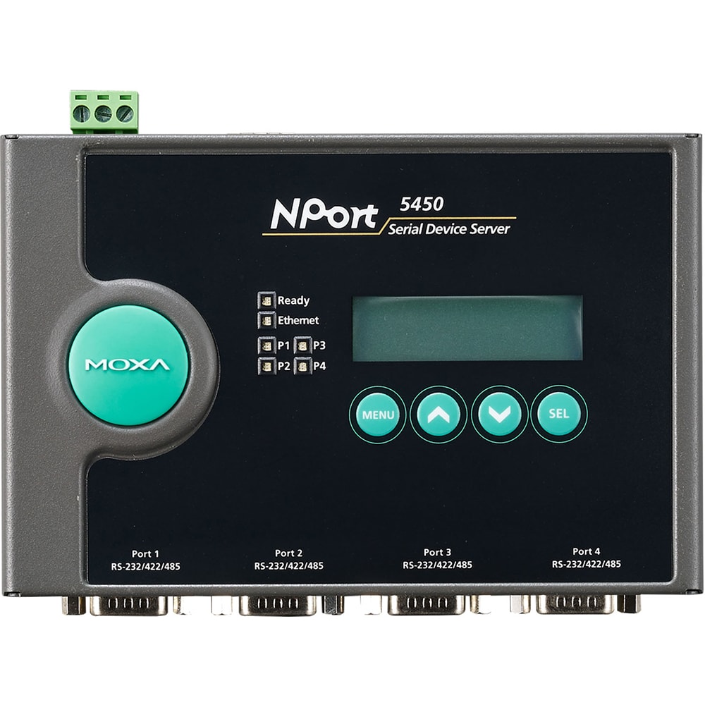 Moxa NPort W Adapter Port Device Server M Ethernet RS DB Male