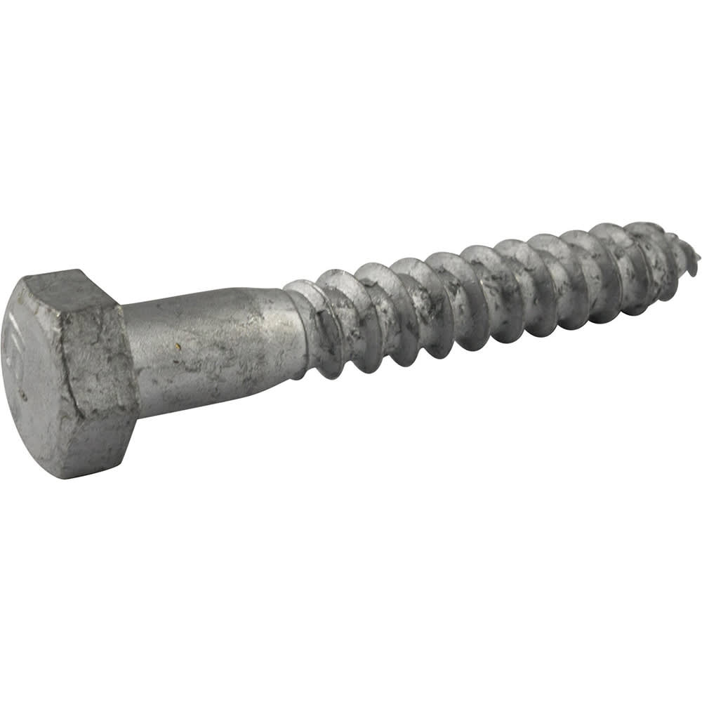 LARGE STEEL HEX BOLT AND TWO NUTS 1-1/2” X 6-1/8” Birmingham Fastener BFA307 