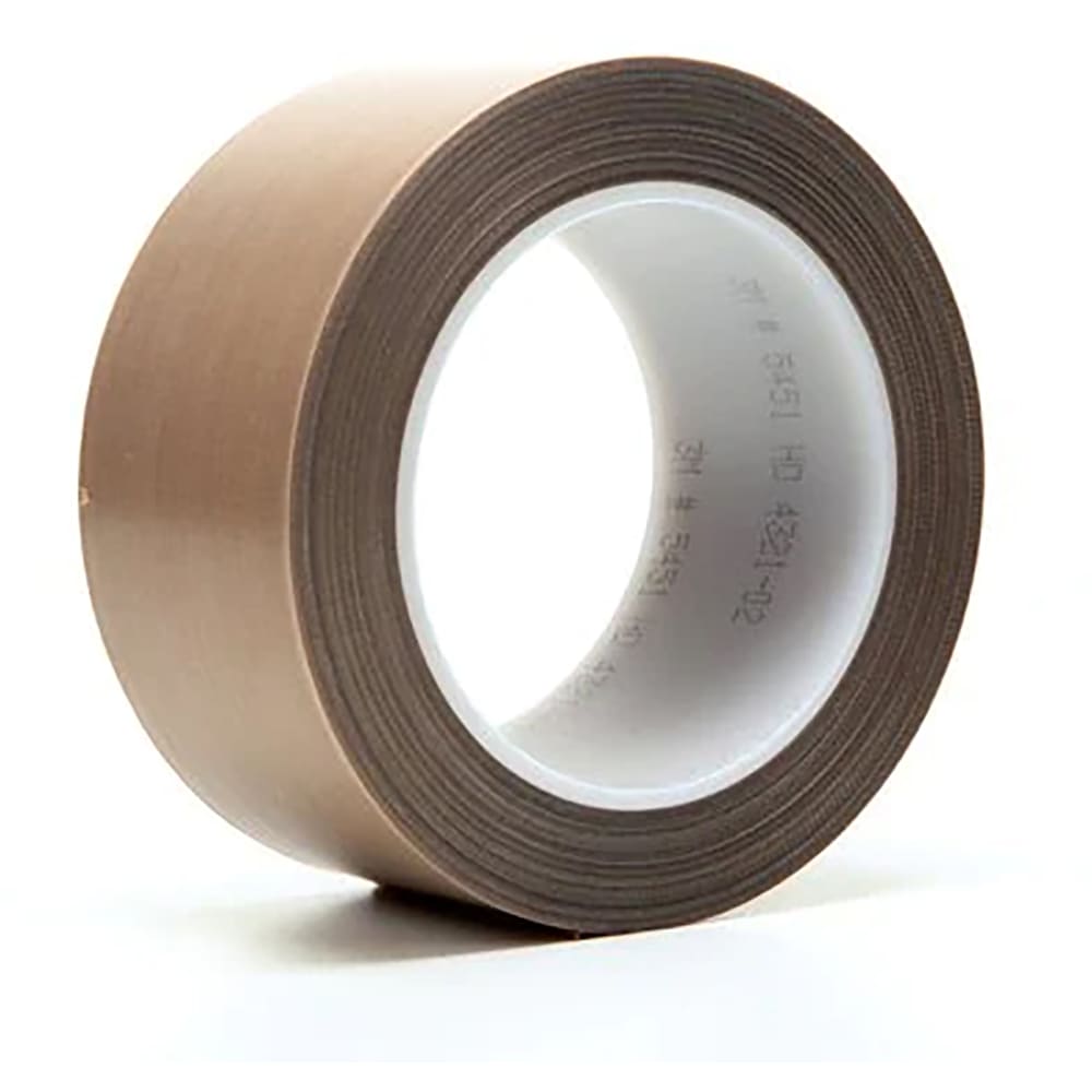 3M - 5451 - PTFE Glass Cloth Tape 5451, Brown, 2 in x 36 yd, 5.6 mil ...