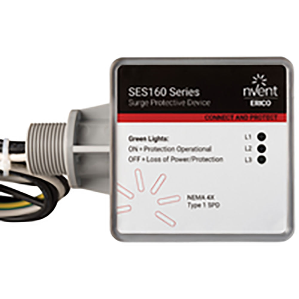 nVent ERICO SES160B208Y Surge Protection, Panel Mount, 160 kA, 120