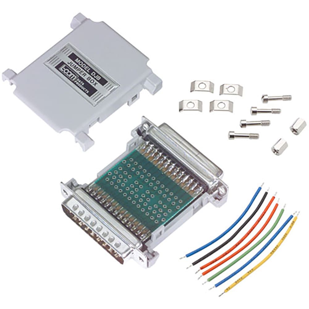 DJB25MF Plastic PCB Jumper Box, DB25 Male, Female Allied