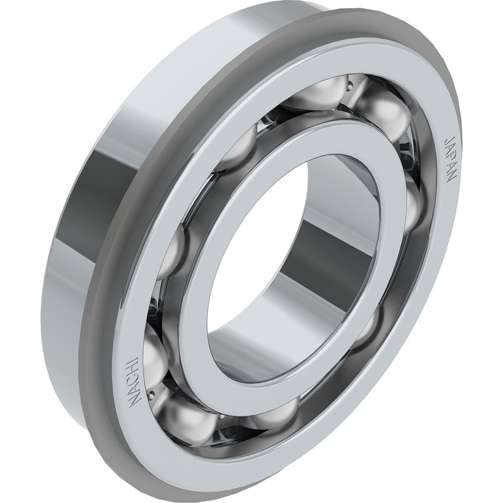 Nachi Bearings 6204NR Ball Bearing, 6200 SERIES DEEP GROOVE RADIAL BALL BEARING W/SNAP