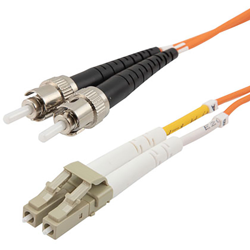 L-com - FCA-LCST-DPM1Z-03 - Fiber Optic Patch Cable LC to ST Duplex 62. ...