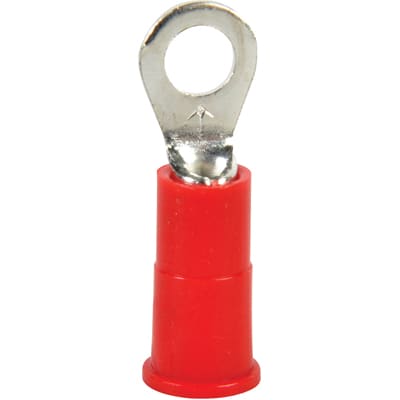 3M HIGHLAND RV18-6Q Fork Terminal,Red,Stud Size #6,PK 25 NEW
