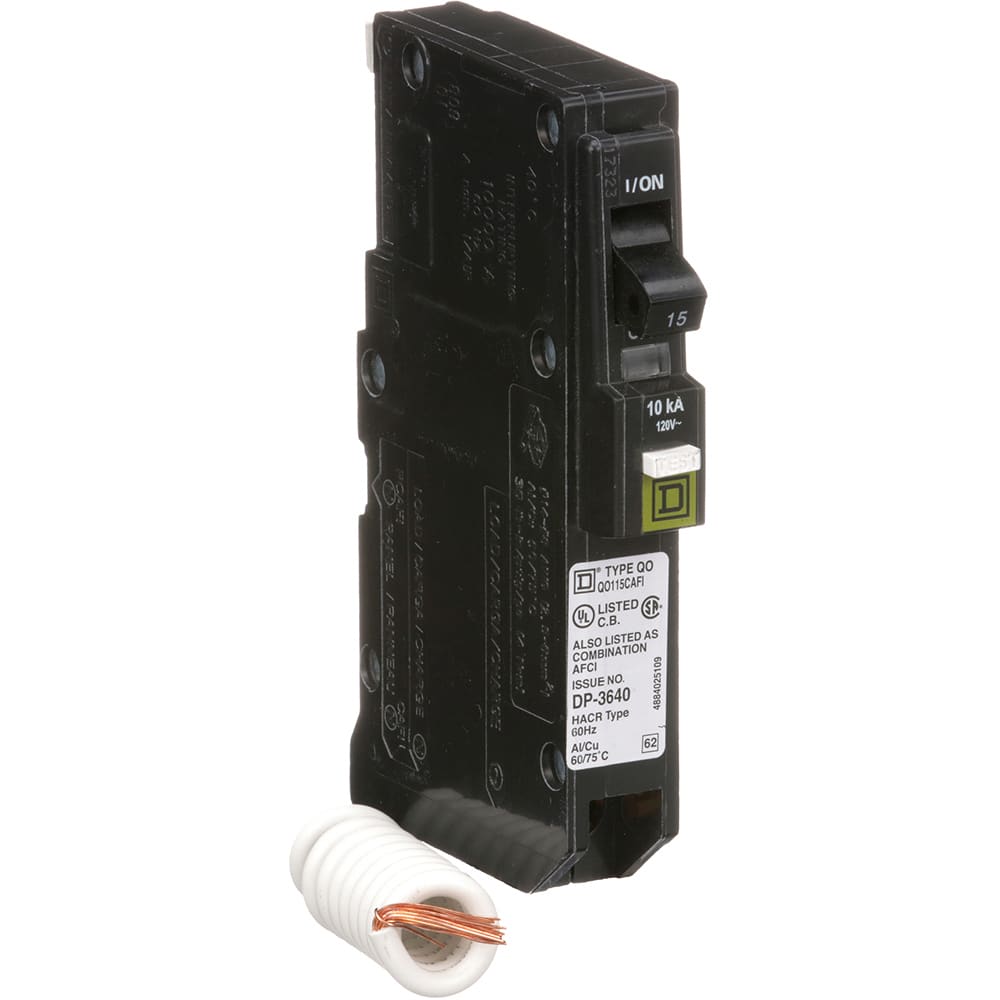15A 1P Circuit Breaker SQUARE D QO115CAFI