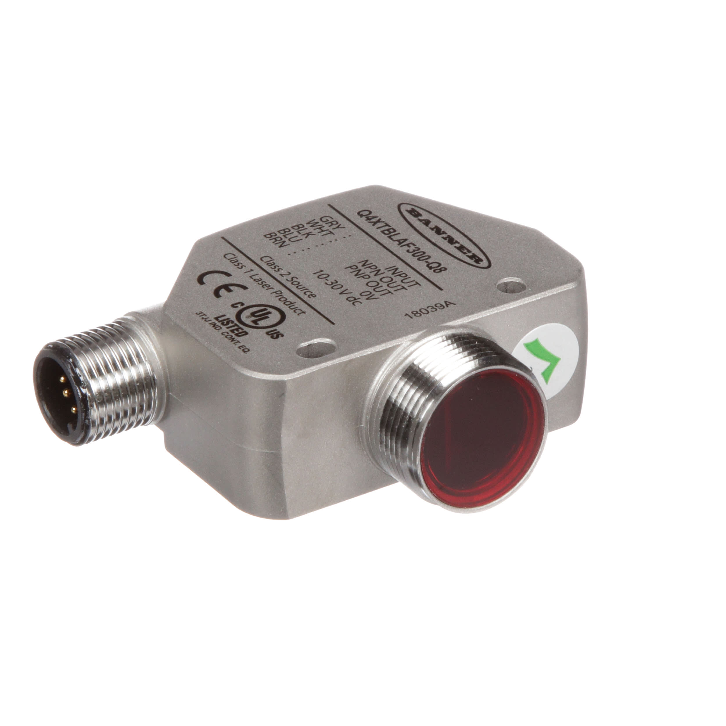 Banner Engineering Q4xtblaf300 Q8 Sensor Photoelectric Laser