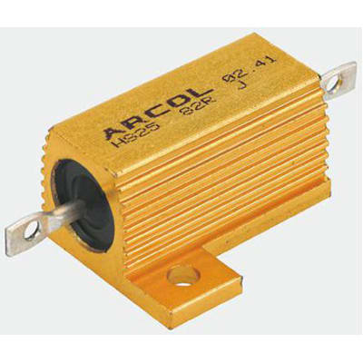 25W Ohmite//Arcol Aluminum 1/% Mil-Spec Wirewound Resistor 10 Ohm
