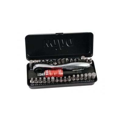 35 pieces Wiha 74996 Slotted//Phillips//Square//Torx®//Hex Bit Set w// Accessories
