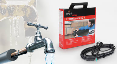 nVent RAYCHEM FrostGuard Metal and Plastic Pipe Freeze Protection