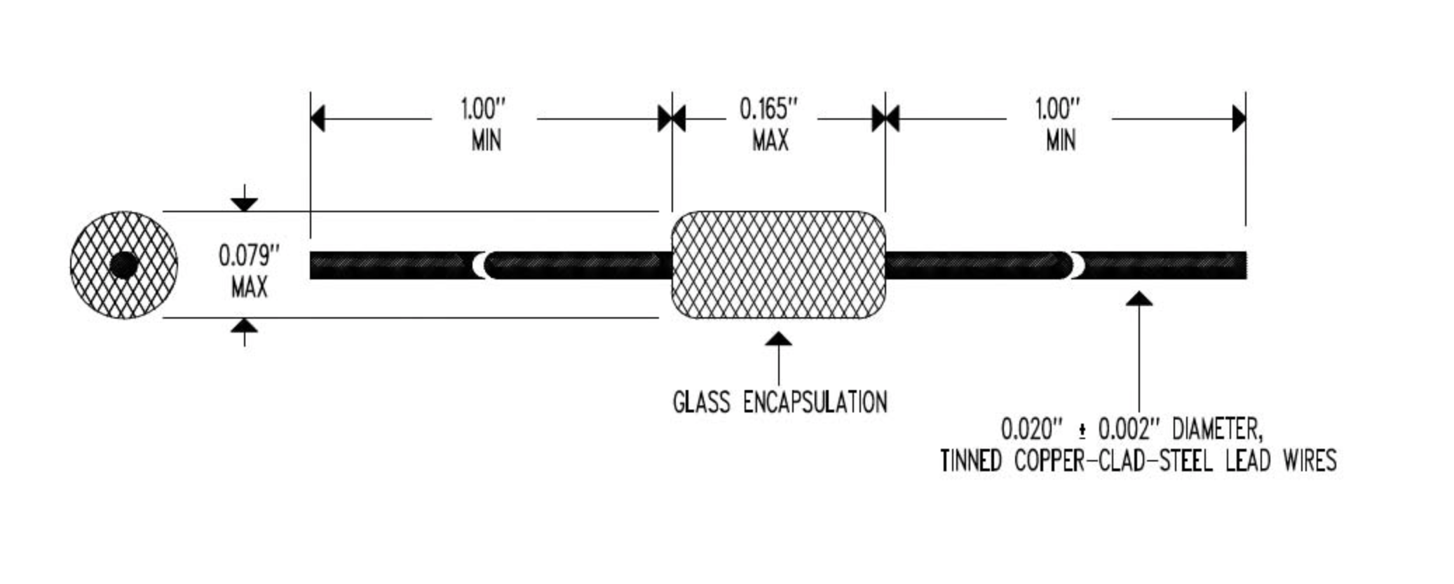 EI Sensor Technologies – DO-35 Glass Encapsulated Thermistors from RS